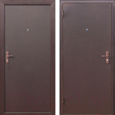 Входная дверь Йошкар Стройгост 5-1 Металл Внутр (98x206, левая)