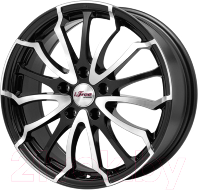 

Литой диск iFree, Фриман 16x6.5" 5x114.3мм DIA 67.1мм ET 50мм Блэк джек