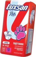 Подгузники для животных Luxsan Premium L 8-14 кг (12шт) - 