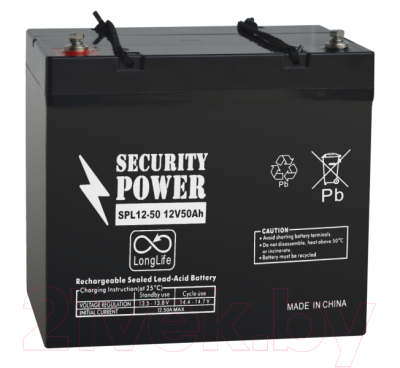 Батарея для ИБП Security Power SPL 12-50 (12V/50Ah)