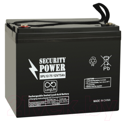 Батарея для ИБП Security Power SPL 12-75 (12V/75Ah)