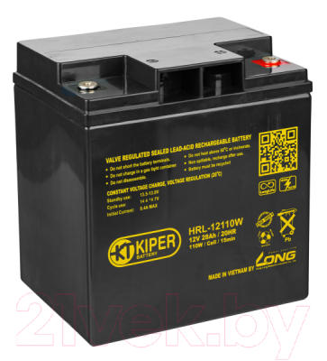 Батарея для ИБП Kiper HRL-12110W (12V/28Ah)