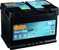 

Автомобильный аккумулятор Centra, AGM R+ / CK700