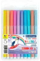 Фломастеры Centropen Colour World Pastel / 7550 1009 (10шт) - 