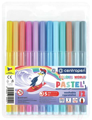 

Фломастеры Centropen, Colour World Pastel / 7550 1209