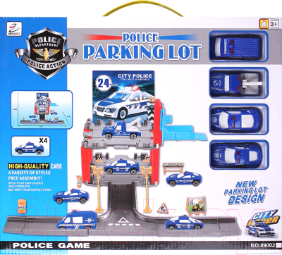 Паркинг игрушечный Darvish Полицейский паркинг / DV-T-1671