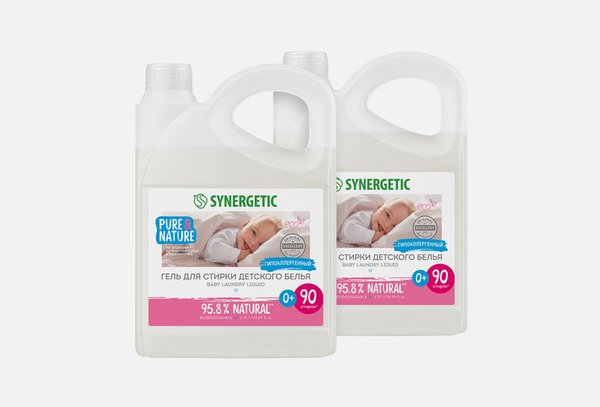 Гель для стирки Synergetic Биоразлагаемый для детского белья (5л)