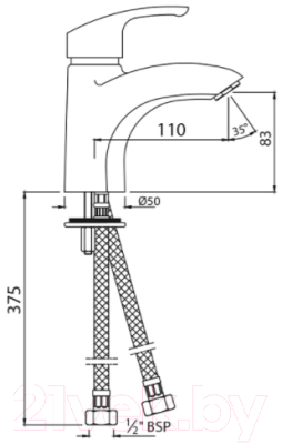 Смеситель Jaquar Eko EKO-CHR-33023B