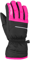 Перчатки лыжные Reusch Alan / 6061115 7003 (р-р 4.5, Black/Black/Pink Glo) - 