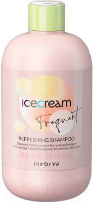 Шампунь для волос Inebrya Refreshing Mint для ежедневного применения (300мл)