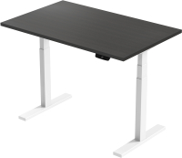 Письменный стол Smartstol Slim 120x80x1.8 (белый/венге 138) - 