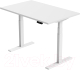 Письменный стол Smartstol Slim 120x80x1.8 (белый/белый) - 