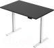 Письменный стол Smartstol Slim 140x80x1.8 (белый/черный) - 