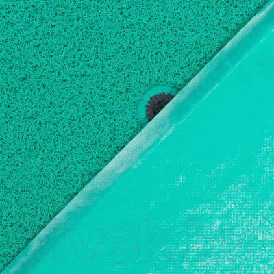 Коврик грязезащитный SunStep Spongy Лапки 45x75 / 38-461 (черный/зеленый)