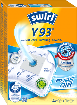 

Комплект пылесборников для пылесоса Swirl, Y93/4 MP Plus