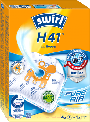 

Комплект пылесборников для пылесоса Swirl, H 41/4 MP Plus