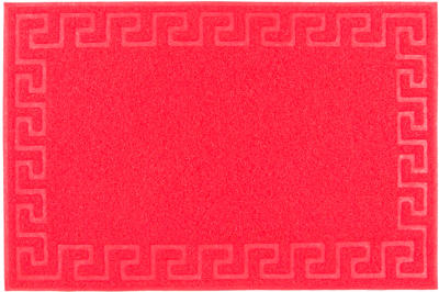 Коврик грязезащитный SunStep Меандр 50x80 / 38-314 (красный)