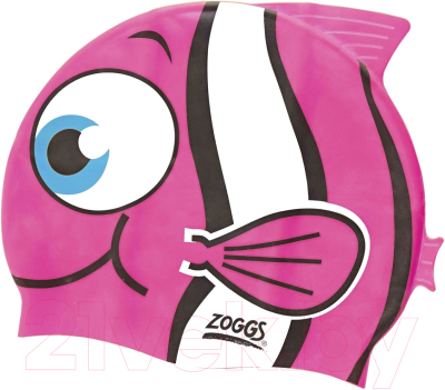 Шапочка для плавания ZoggS Character Silicone Cap Junior / 302731 (розовый)