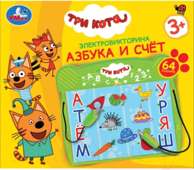 

Развивающая игра Умка, Три Кота. Азбука и счет / 5239029