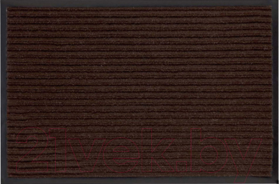 Коврик грязезащитный SunStep Ребристый 80x120 / 35-062 (коричневый)