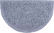 Коврик грязезащитный SunStep 45x75 / 49-104 (серый, полуовал) - 