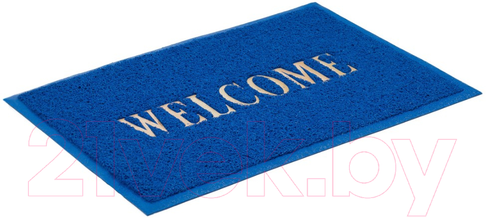 Коврик грязезащитный SunStep Spongy Welcome 50x80 / 38-446 (синий) — фото 3