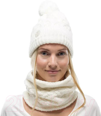 Бафф Buff Knitted & Fleece Neckwarmer Airon Cru (113549.014.10.00)