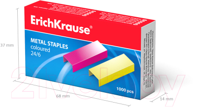 Изображение товара Скобы канцелярские Erich Krause 7145