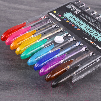 Изображение товара Набор гелевых ручек Darvish DV-12140-10 (10шт)