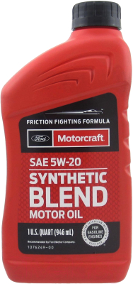 

Моторное масло Ford, 5W20 Premium Synthetic Blend / XO5W20Q1SP