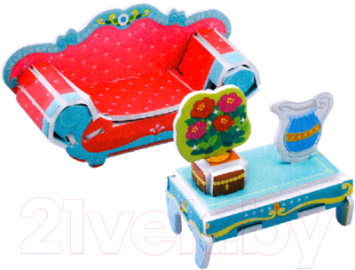 Комплект аксессуаров для кукольного домика Darvish Princess Room LK-8862 / DV-T-2493-C