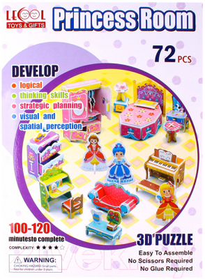 Комплект аксессуаров для кукольного домика Darvish Princess Room LK-8862 / DV-T-2493-C