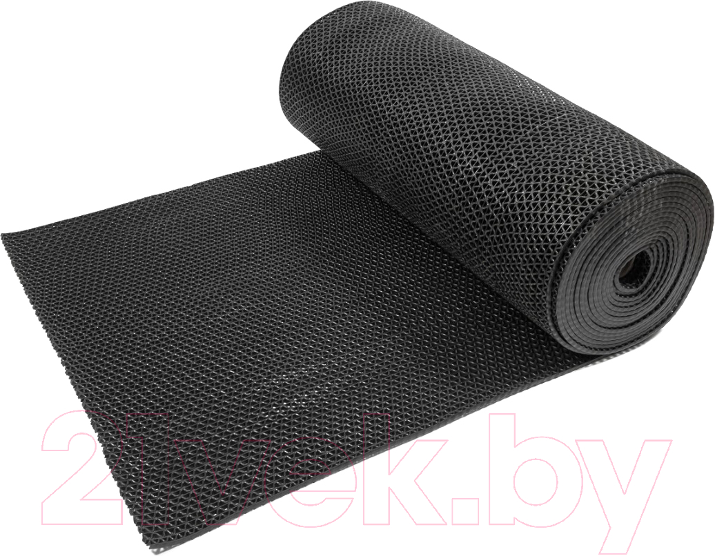 Коврик грязезащитный SunStep Zig-Zag 90x1200 / 39-693  (черный)