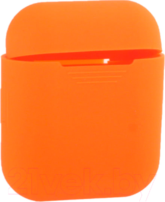 Чехол для наушников Deppa Silicone Case для AirPods / 47008 (оранжевый)