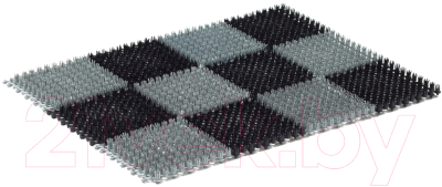 Изображение товара Коврик грязезащитный SunStep 42x56 / 71-003 (черный/серый)