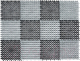 Коврик грязезащитный SunStep 42x56 / 71-003 (черный/серый) - 