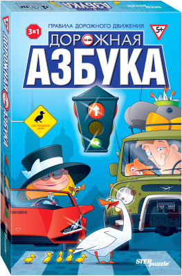Настольная игра Step Puzzle Дорожная азбука / 76541