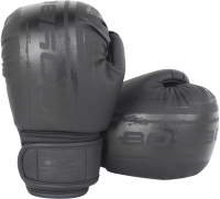 Боксерские перчатки BoyBo Stain (14oz, черный) - 