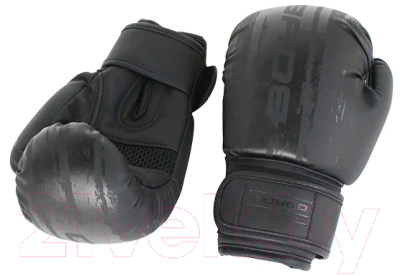 Боксерские перчатки BoyBo Stain (6oz, черный)