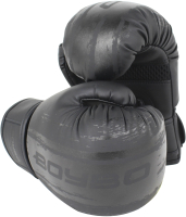 Боксерские перчатки BoyBo Stain (10oz, черный) - 
