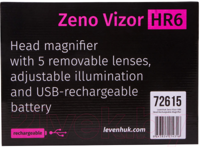 Лупа-очки Levenhuk Zeno Vizor HR6 / 72615