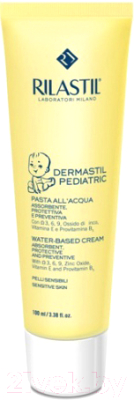 Крем под подгузник Rilastil Dermastil Pediatric на водной основе д/чувств. кожи младенцев (100мл)
