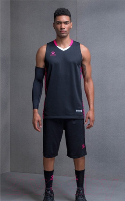 Баскетбольная форма Kelme Basketball Clothes / 3581039-000 (XL, черный)