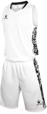 Баскетбольная форма Kelme Basketball Clothes / 3581039-100 (3XL, белый)