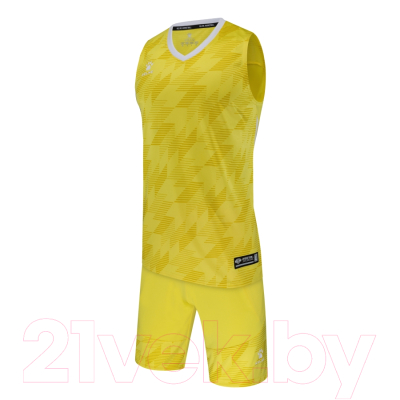 Баскетбольная форма Kelme Basketball Set / 3591052-716 (M, желтый)