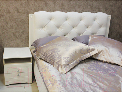 Двуспальная кровать Аквилон Капелла №16ПМ (туя светлая)