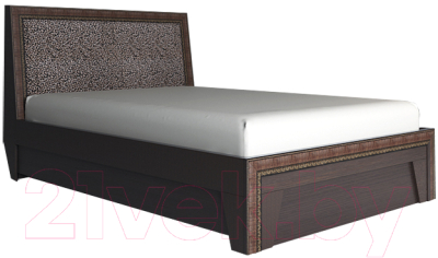 Двуспальная кровать Аквилон Калипсо №16ПМ (венге)