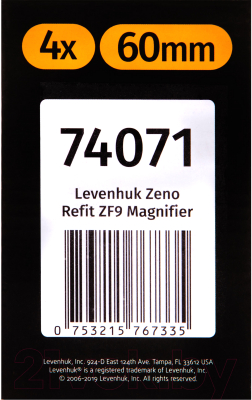 Лупа универсальная Levenhuk Zeno Refit ZF9 / 74071