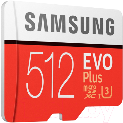 Карта памяти Samsung Evo Plus MicroSD 512GB (MB-MC512HA/RU)