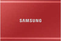 Внешний жесткий диск Samsung T7 Touch 500GB (MU-PC500R/WW) - 